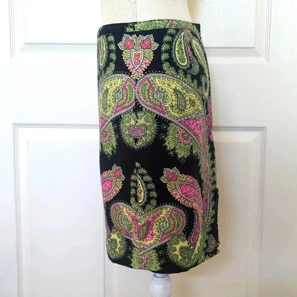 INC International Concepts Paisley Skirt - Picture 3 of 4